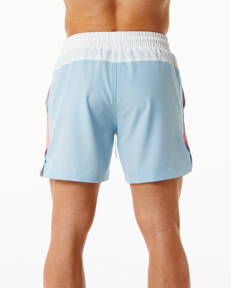 Alphalete Swim Trunk 5.5" Miesten Boardshortsit Koralli Vaaleansininen | RFZYC-6721