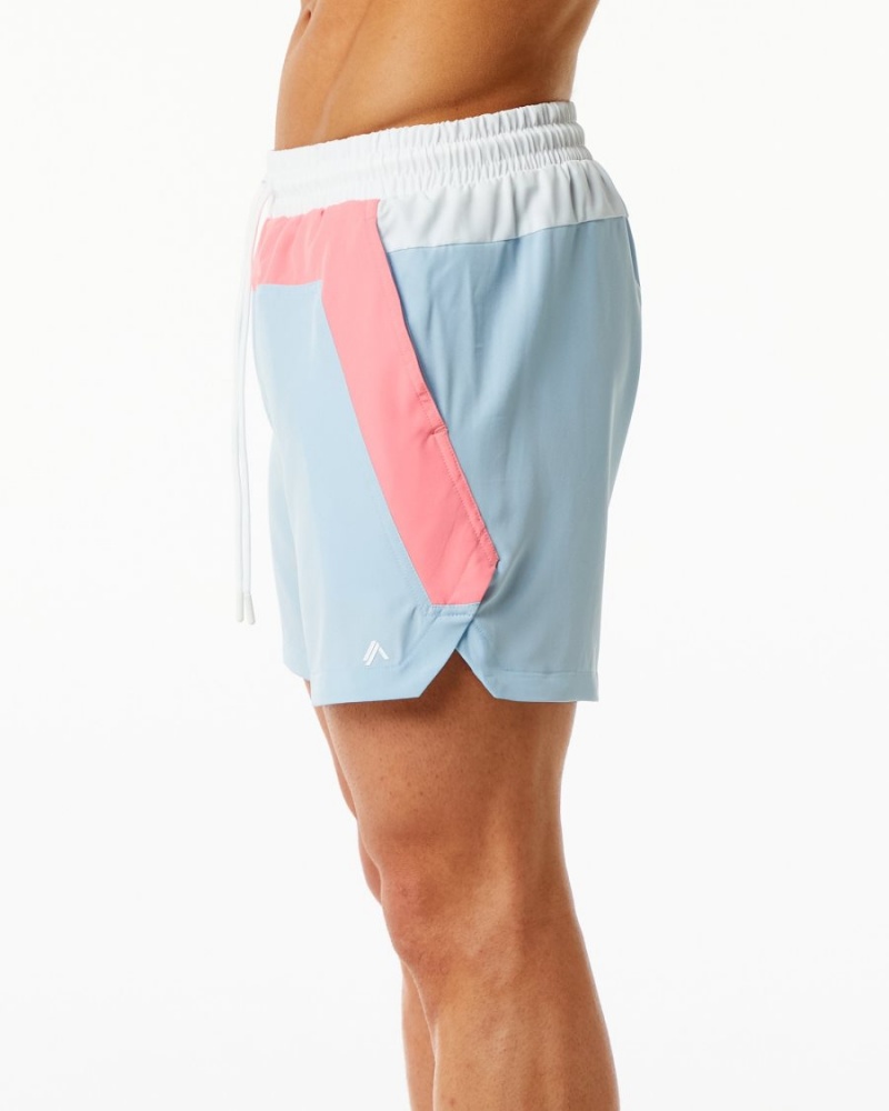 Alphalete Swim Trunk 5.5" Miesten Boardshortsit Koralli Vaaleansininen | RFZYC-6721