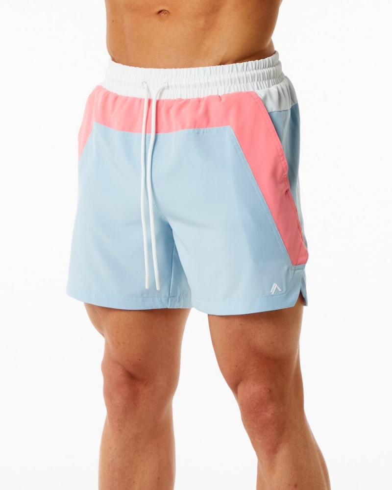 Alphalete Swim Trunk 5.5" Miesten Boardshortsit Koralli Vaaleansininen | RFZYC-6721