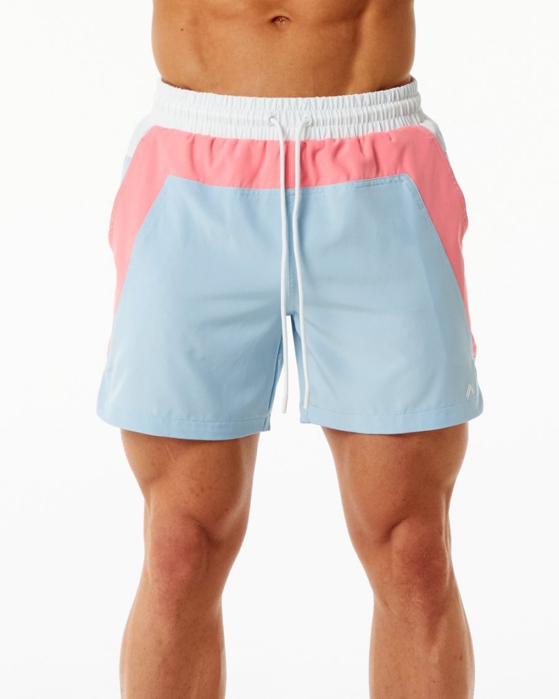 Alphalete Swim Trunk 5.5" Miesten Boardshortsit Koralli Vaaleansininen | RFZYC-6721