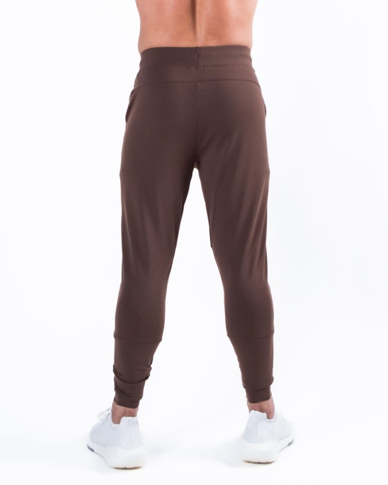 Alphalete Trace Jogger Miesten Juoksuvaatteet Kahvi | CQMDX-4605