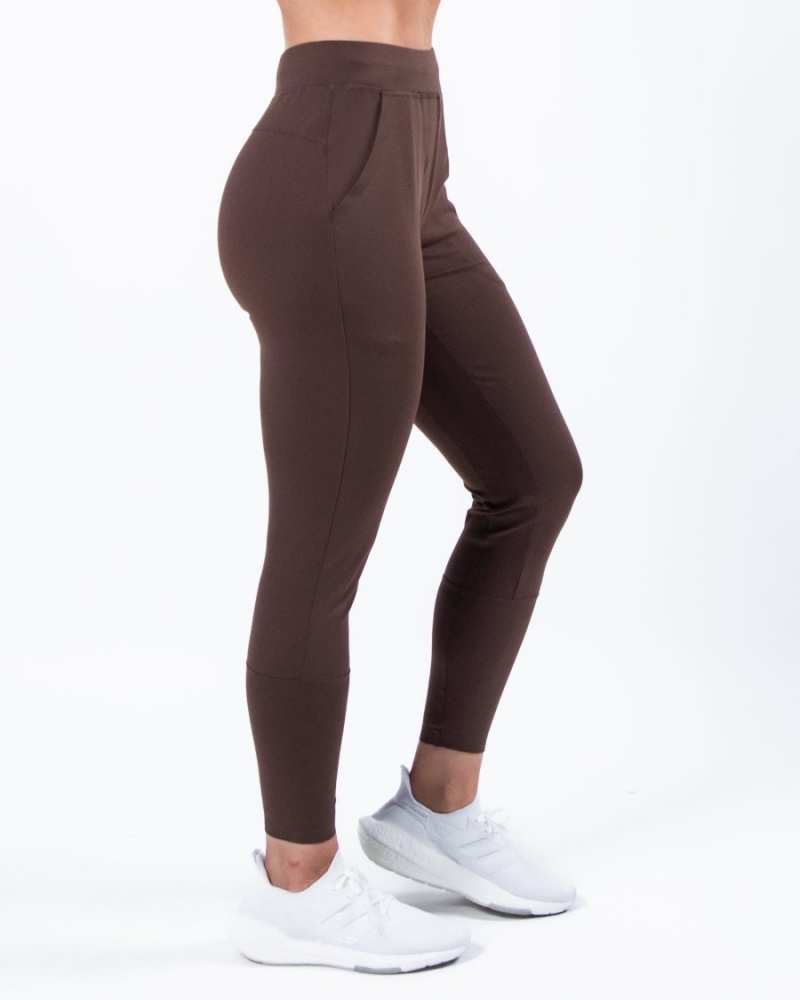 Alphalete Trace Jogger Naisten Juoksuvaatteet Kahvi | XTPCH-1469