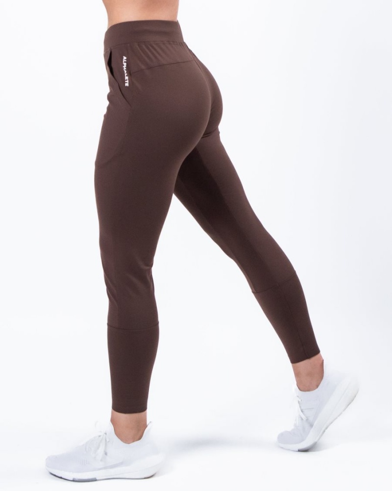 Alphalete Trace Jogger Naisten Juoksuvaatteet Kahvi | XTPCH-1469