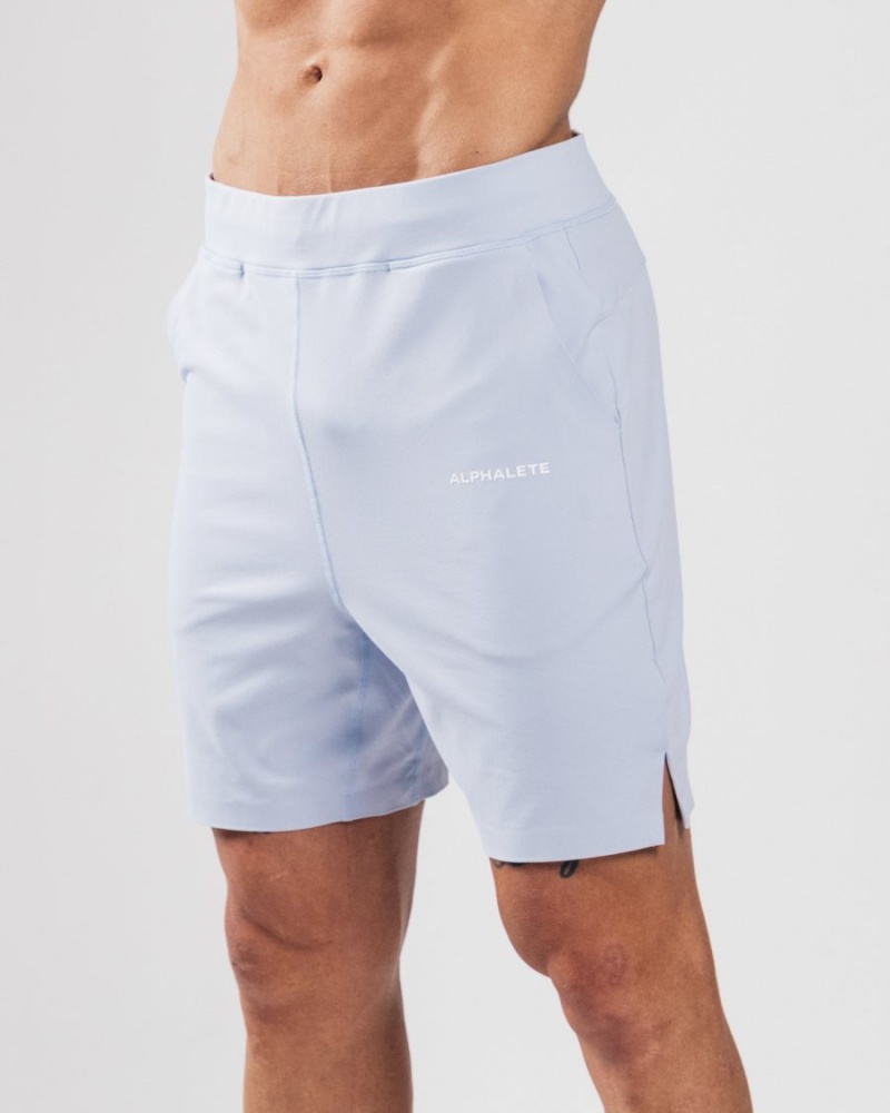 Alphalete Trace Lyhyt 8" Miesten Shortsit Sininen | ESNBM-8126