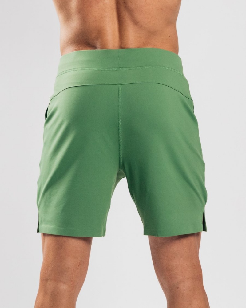 Alphalete Trace Lyhyt 8" Miesten Shortsit Vihreä | GEYHB-2341