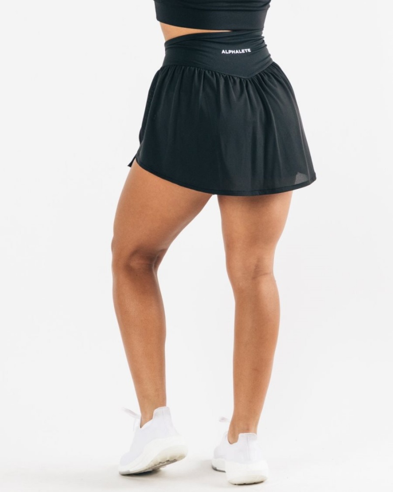 Alphalete Trace Skirt Naisten Golfhameet Mustat | PAONH-4568