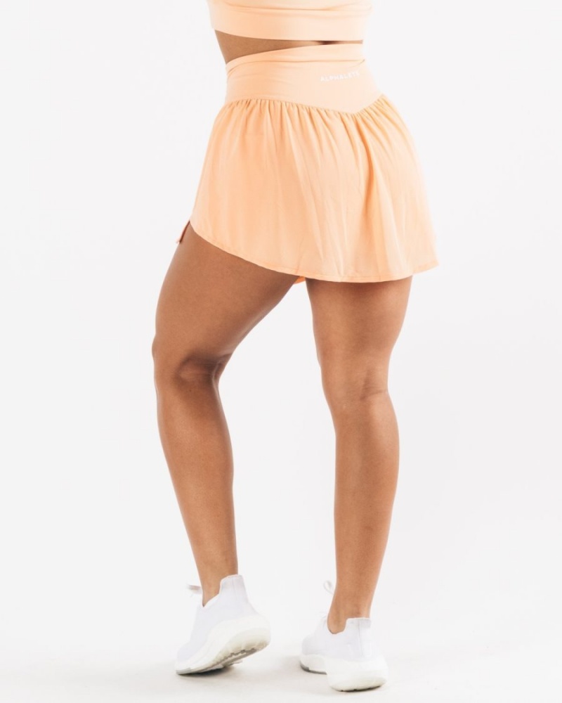 Alphalete Trace Skirt Naisten Golfhameet Koralli | YNRHZ-1794