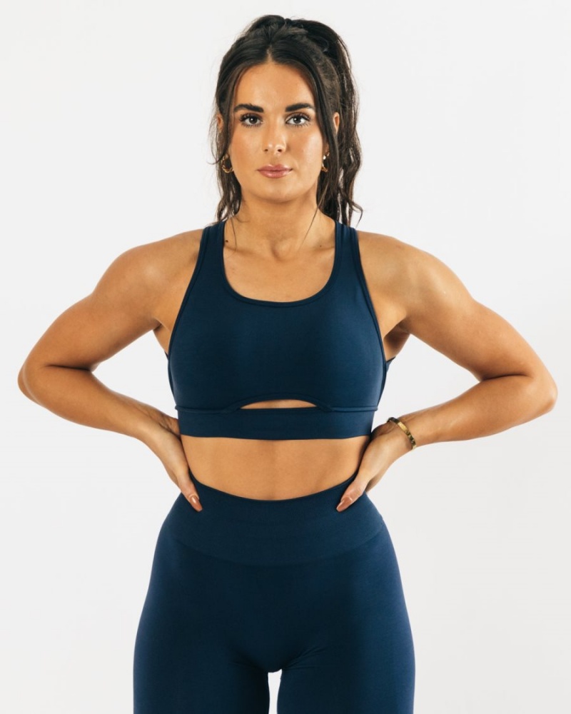 Alphalete Trinity Bra Naisten Urheiluliivi Sininen | GOBKD-3876