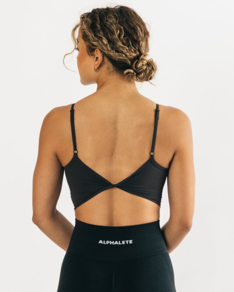 Alphalete Ultrasoft Allure Tank Naisten Hihaton Paita Charcoal | FVYEC-7906