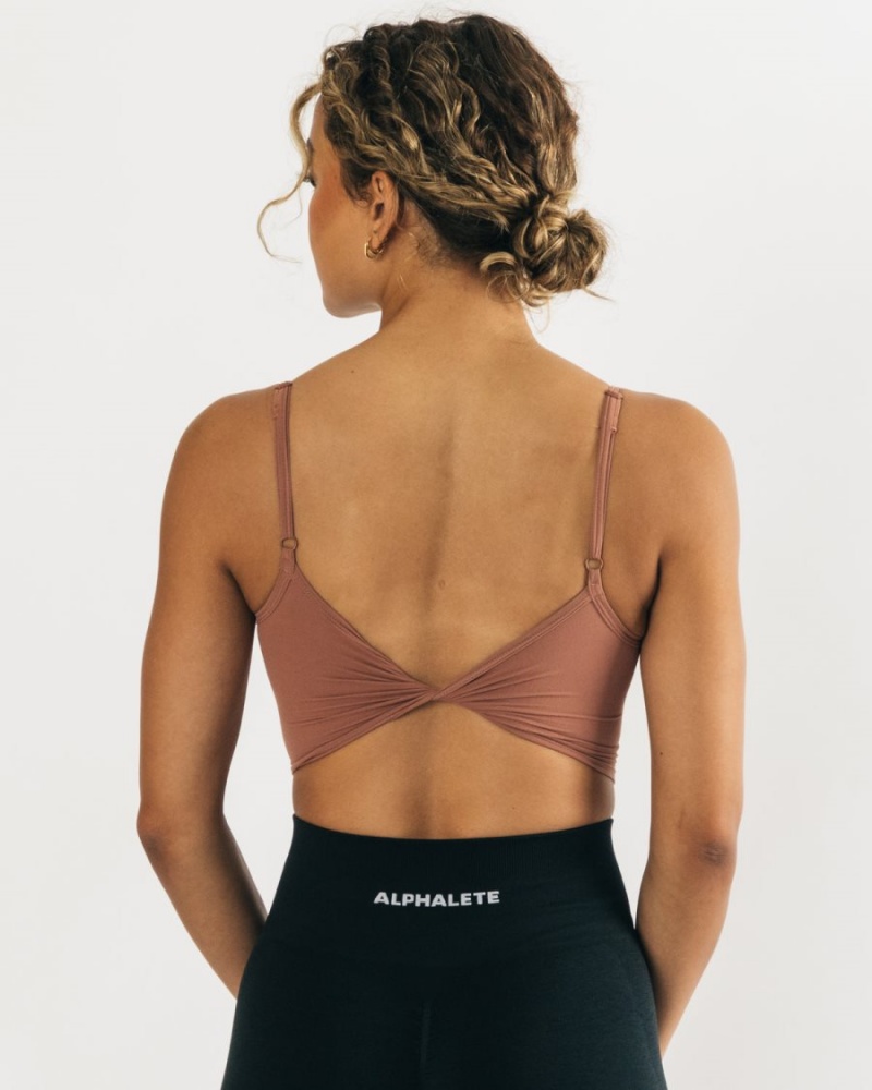 Alphalete Ultrasoft Allure Tank Naisten Hihaton Paita Blush | XUFEY-2198