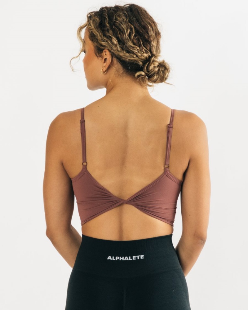 Alphalete Ultrasoft Allure Tank Naisten Hihaton Paita Mauve | COQNK-0952