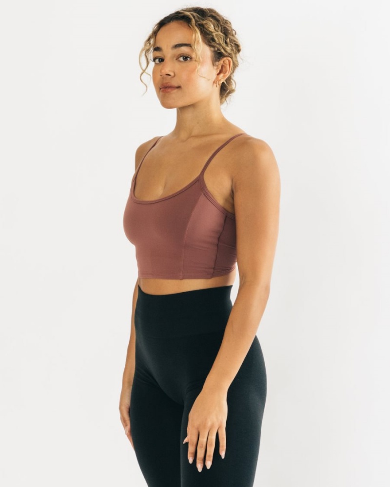 Alphalete Ultrasoft Allure Tank Naisten Hihaton Paita Mauve | COQNK-0952