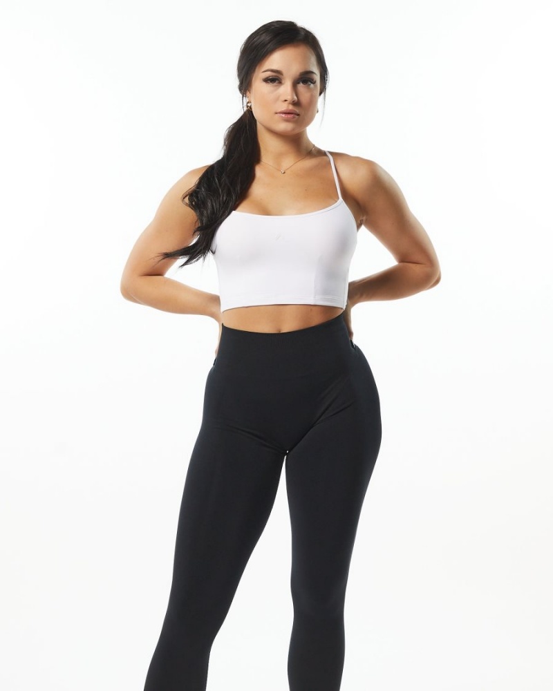 Alphalete Ultrasoft Camisole Tank Naisten Hihaton Paita Valkoinen | EHVGN-0759