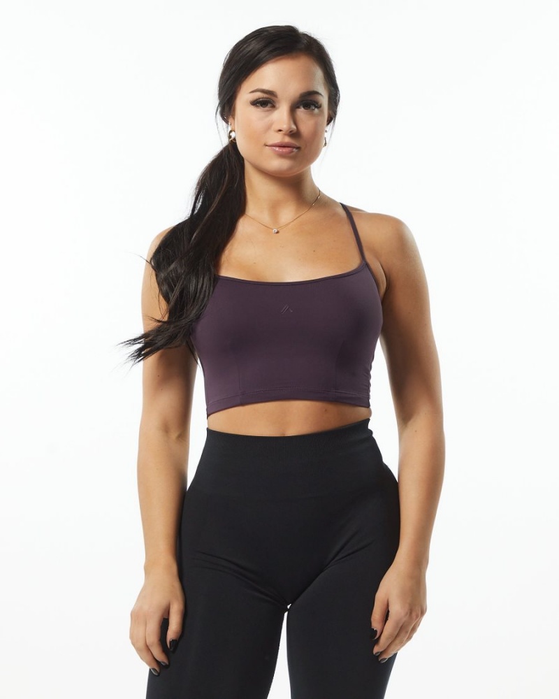 Alphalete Ultrasoft Camisole Tank Naisten Hihaton Paita Violetit | YNDJM-5920