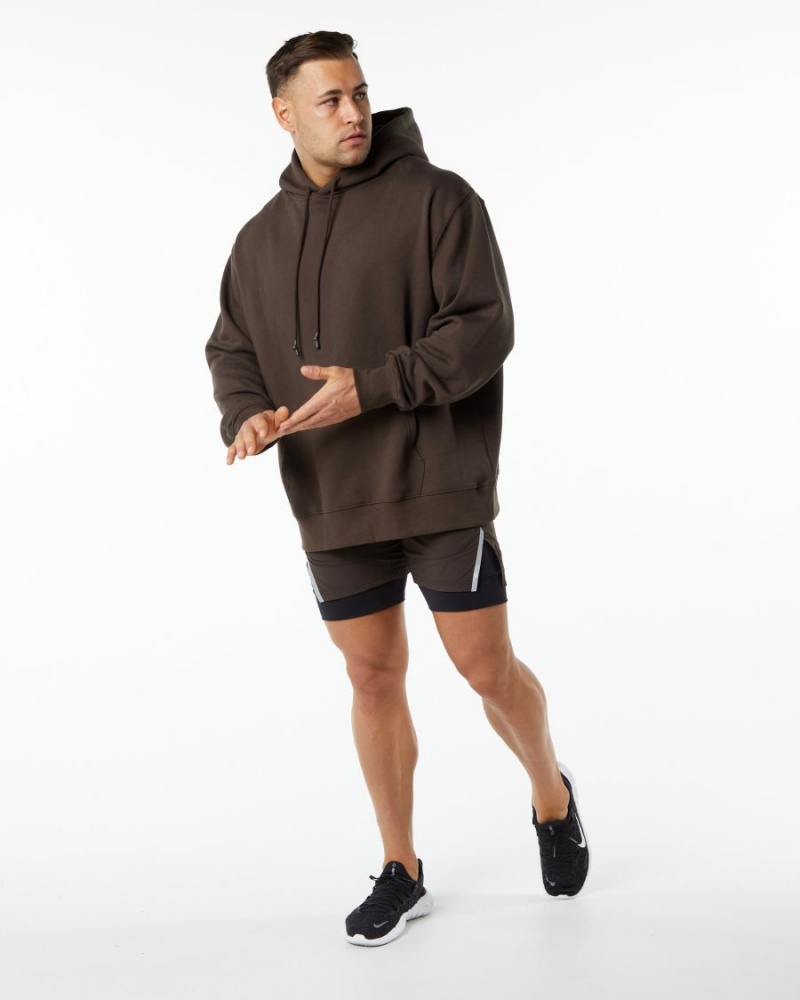 Alphalete Unity Hoodie Miesten Huppari Ruskea | GSOIA-0869