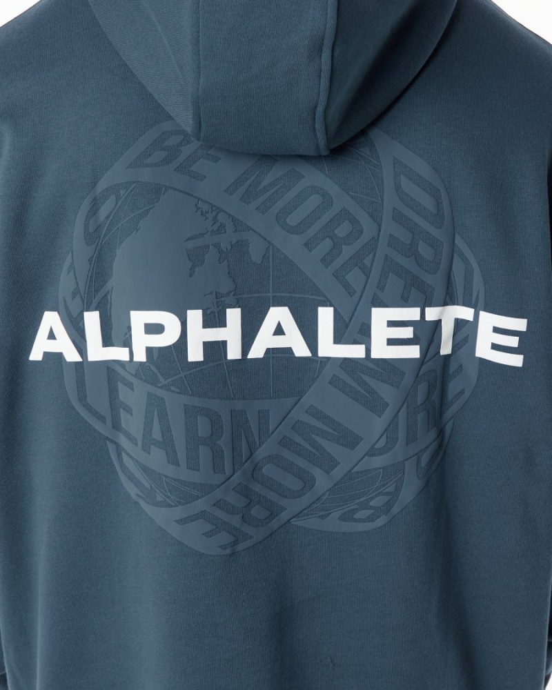 Alphalete Unity Hoodie Miesten Huppari Sininen | IENRY-1924