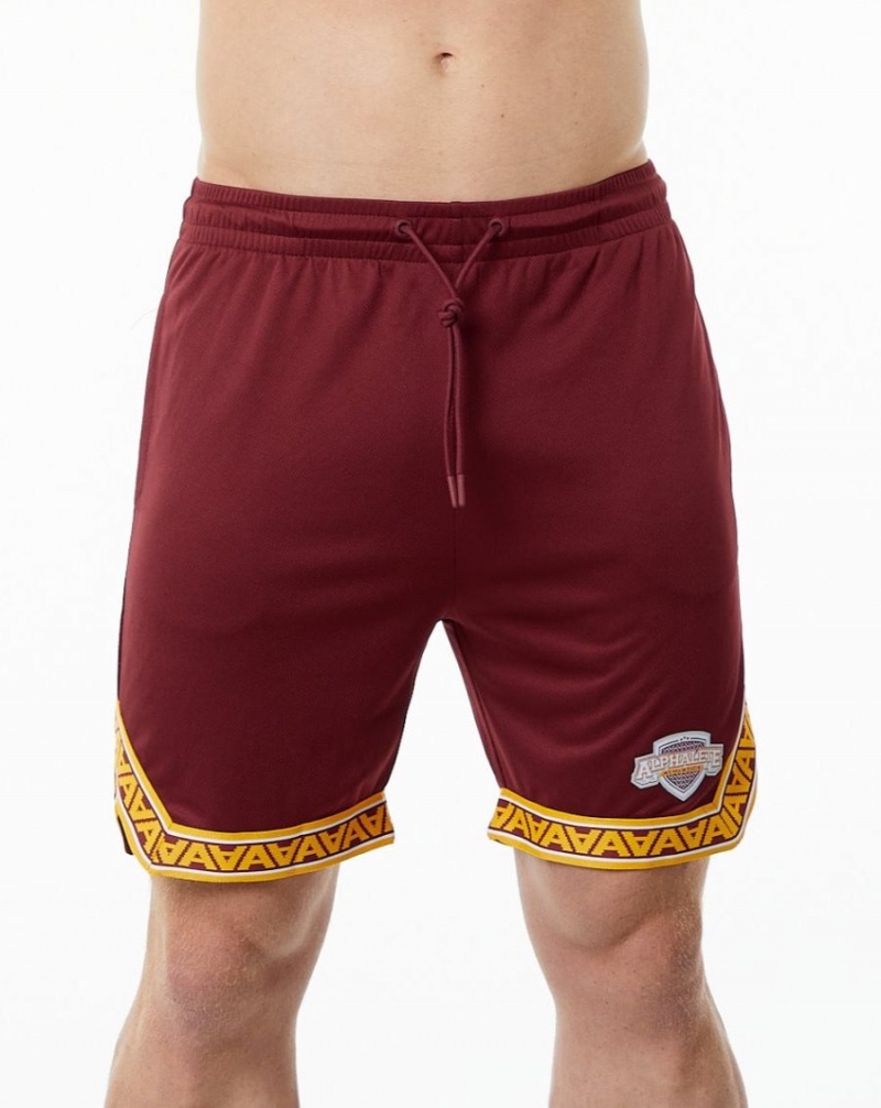 Alphalete Varsity Basketball Lyhyt 9" Miesten Shortsit Crimson | NVFUY-2039