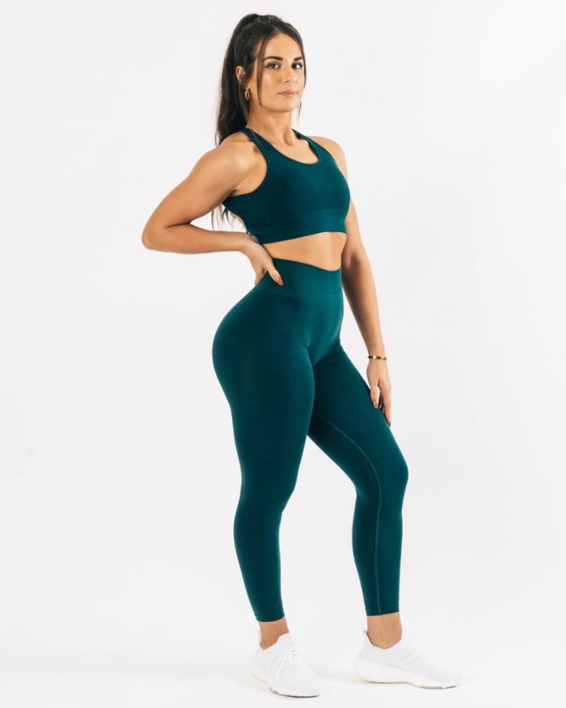 Alphalete Vault Bra Naisten Urheiluliivi Teal | FMRUH-3276