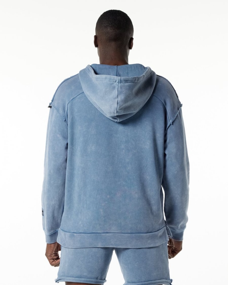 Alphalete Very Terry Hoodie Miesten Huppari Sininen | SQTHE-9452