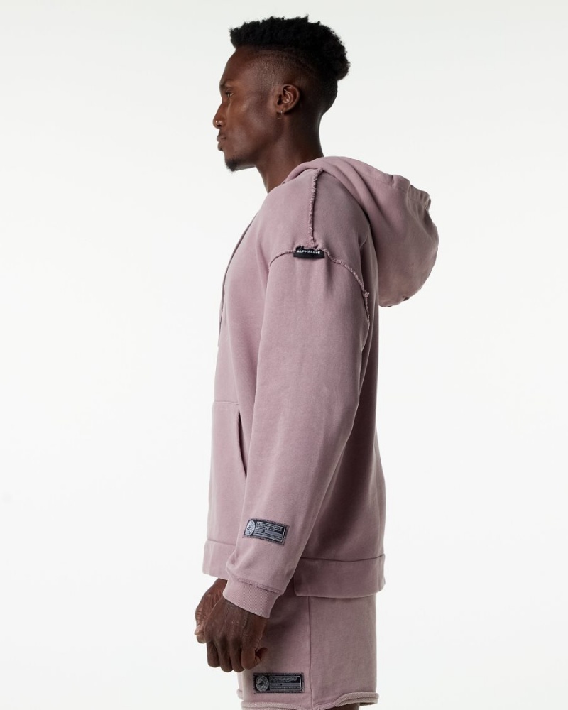 Alphalete Very Terry Hoodie Miesten Huppari Pinkki | RBQIM-1870