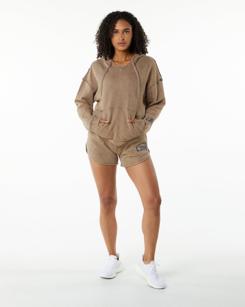 Alphalete Very Terry Hoodie Naisten Huppari Smokey Quartz | CFDGR-1279