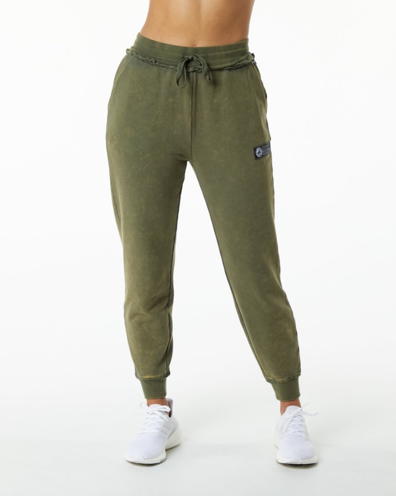 Alphalete Very Terry Jogger Naisten Juoksuvaatteet Vihreä | PHNKV-2816