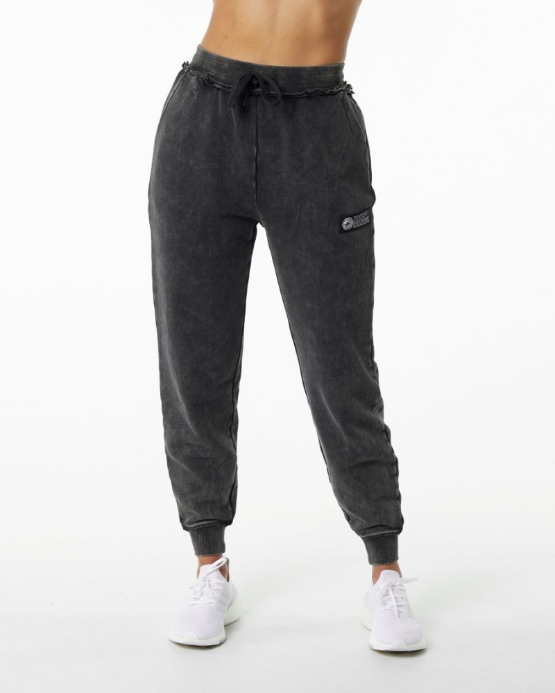 Alphalete Very Terry Jogger Naisten Juoksuvaatteet Onyx | EGCZF-8241