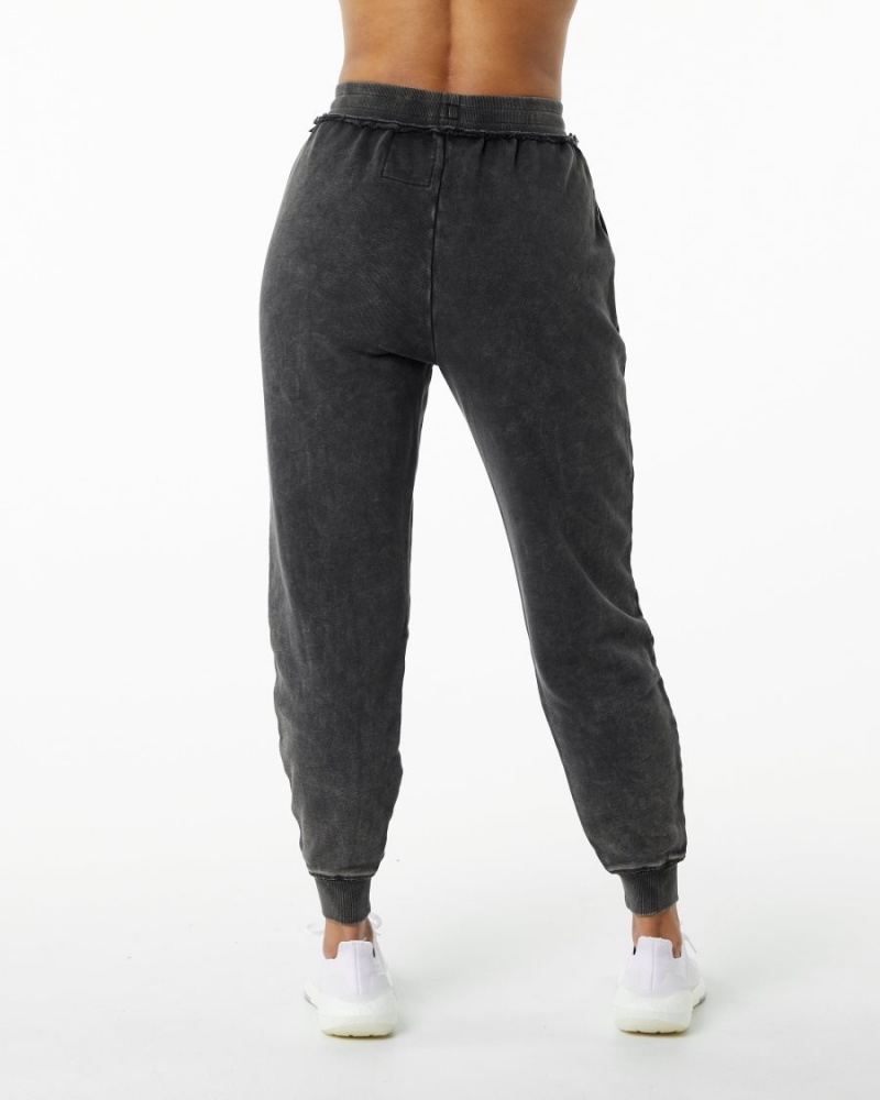 Alphalete Very Terry Jogger Naisten Juoksuvaatteet Onyx | EGCZF-8241