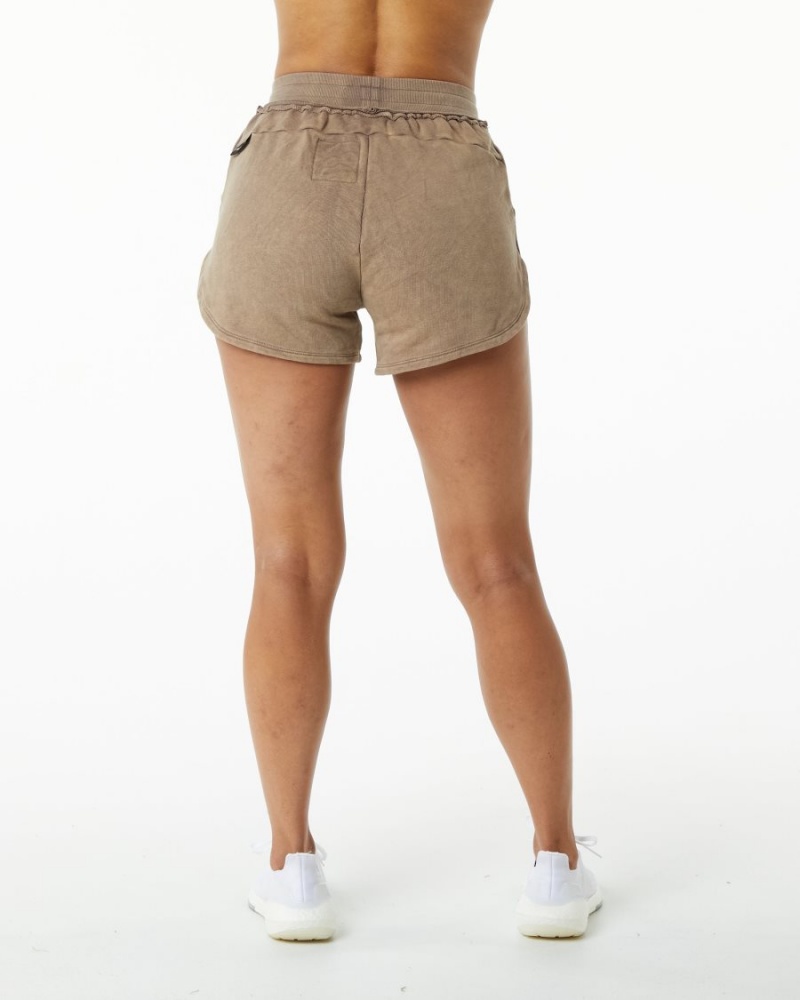 Alphalete Very Terry Lyhyt Naisten Shortsit Smokey Quartz | UXFNB-4018