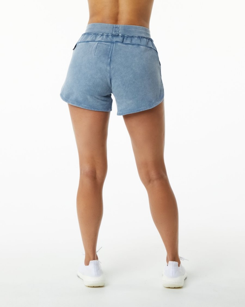 Alphalete Very Terry Lyhyt Naisten Shortsit Sininen | THMGU-7816