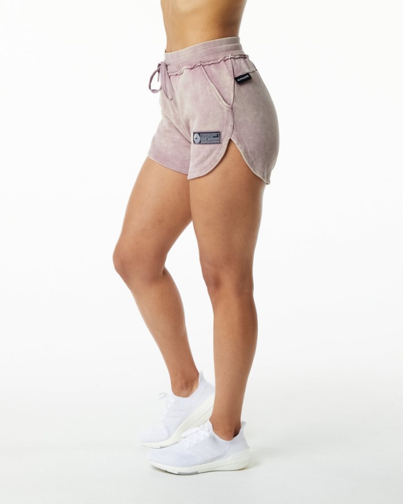 Alphalete Very Terry Lyhyt Naisten Shortsit Pinkki | IPQKF-1074