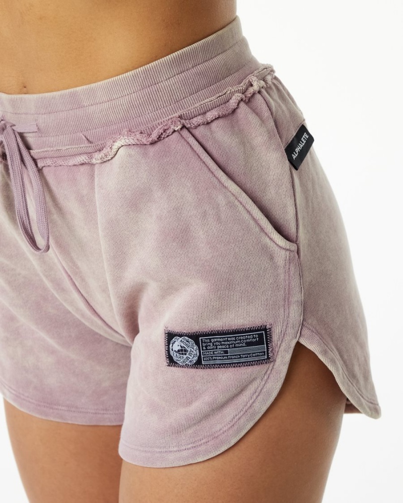 Alphalete Very Terry Lyhyt Naisten Shortsit Pinkki | IPQKF-1074