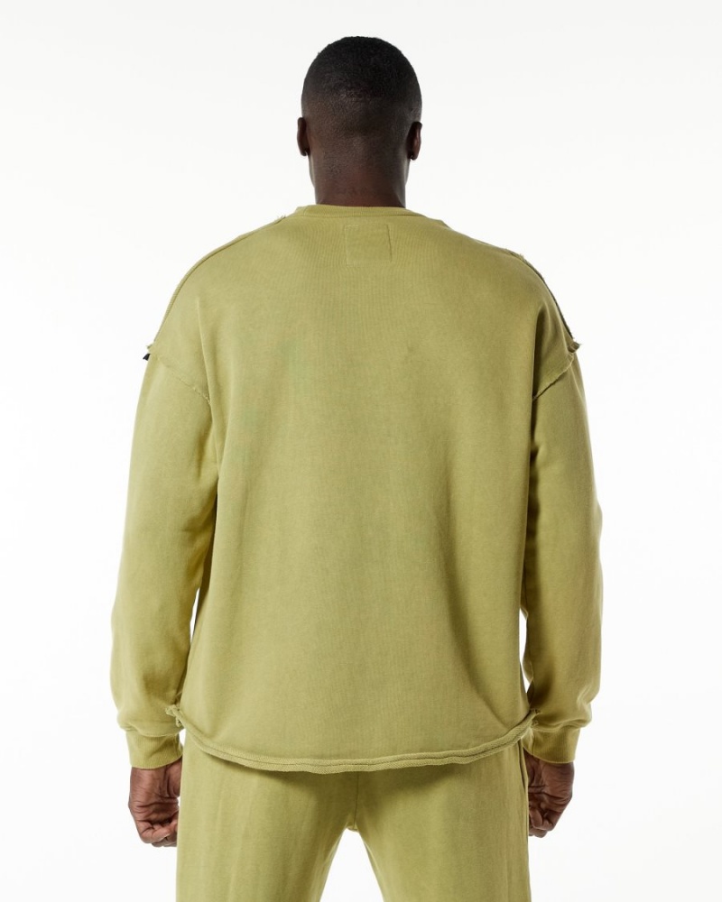 Alphalete Very Terry Pullover Miesten Takit Vihreä | DHWMU-0731