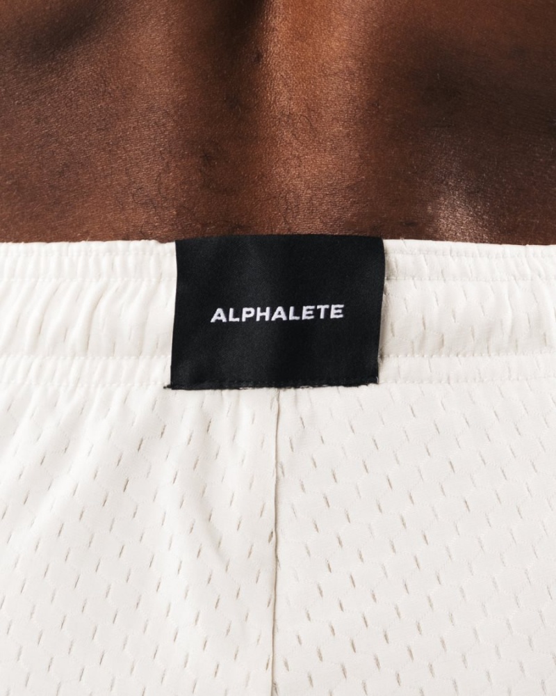 Alphalete Wolf Head Mesh Lyhyt 6" Miesten Shortsit Sea Shell | YXAJU-4305