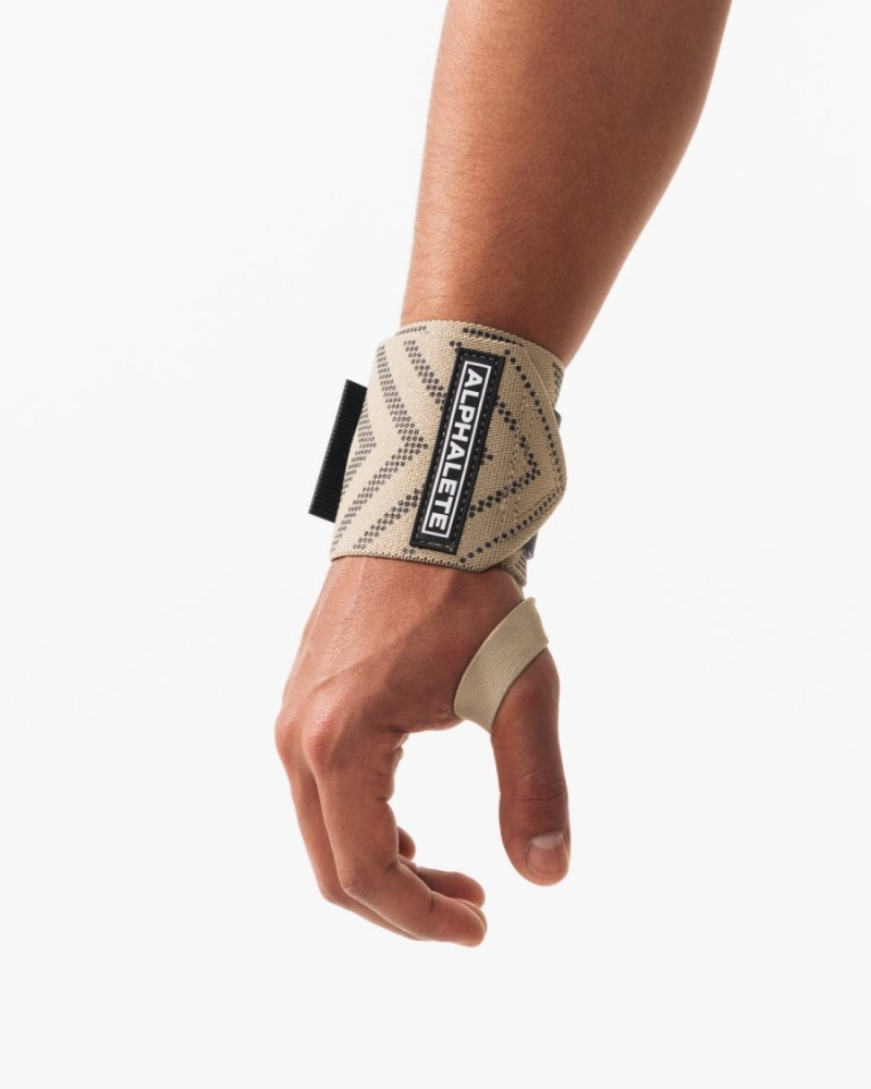 Alphalete Wrist Wraps Miesten Asusteet Linen | ITLEQ-6890