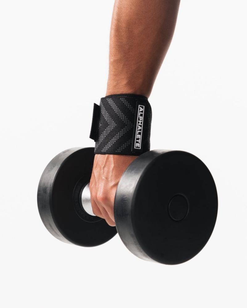 Alphalete Wrist Wraps Miesten Asusteet Mustat | HDSJC-8159