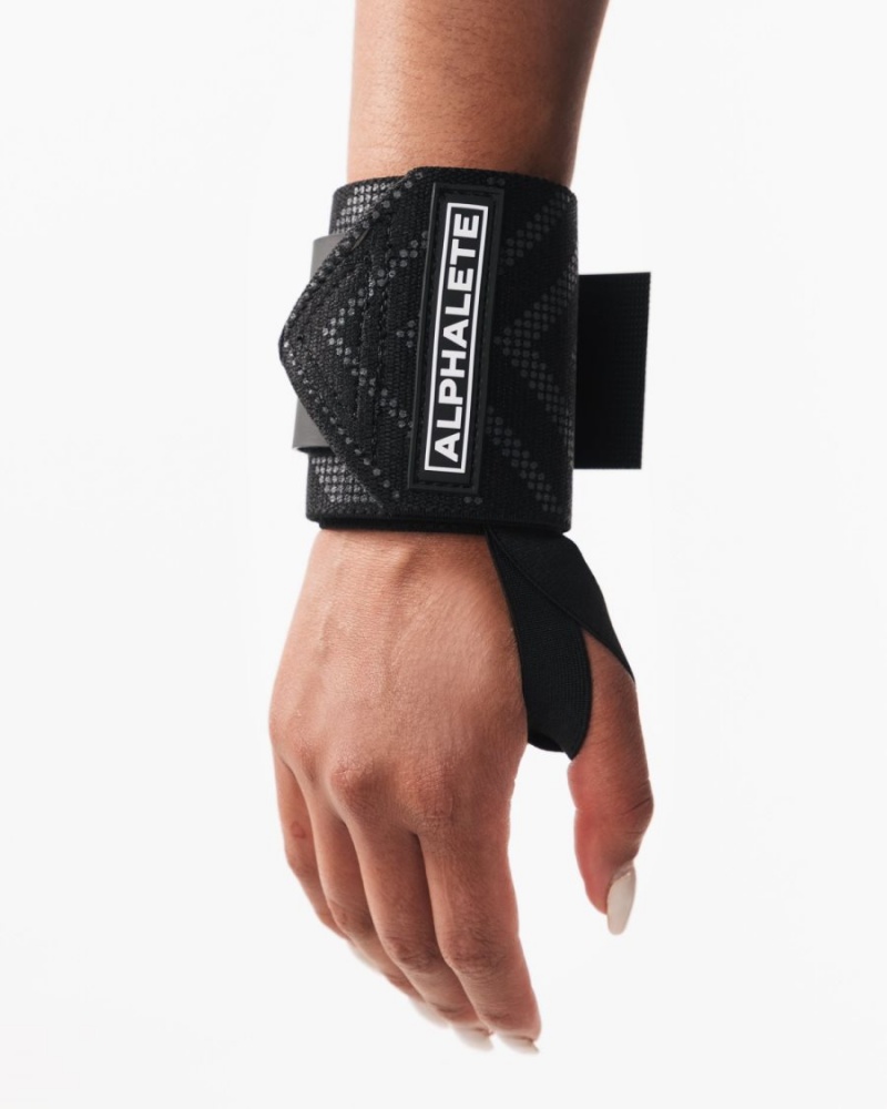 Alphalete Wrist Wraps Miesten Asusteet Mustat | HDSJC-8159